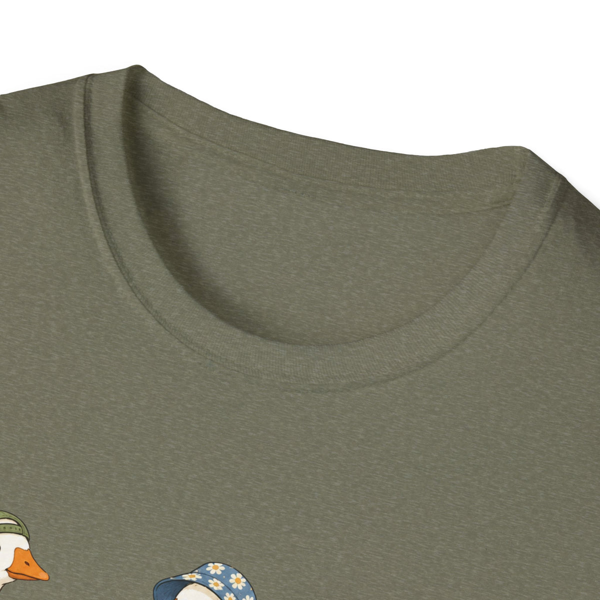 Cute Whimsical Vintage Goose Family T-Shirt