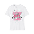 Sassy Girl Club Tee — Pink Cheerful Graphic T-Shirt