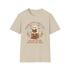 Reading With a Ghost Club T-Shirt — Cute Spooky Book Lover Tee