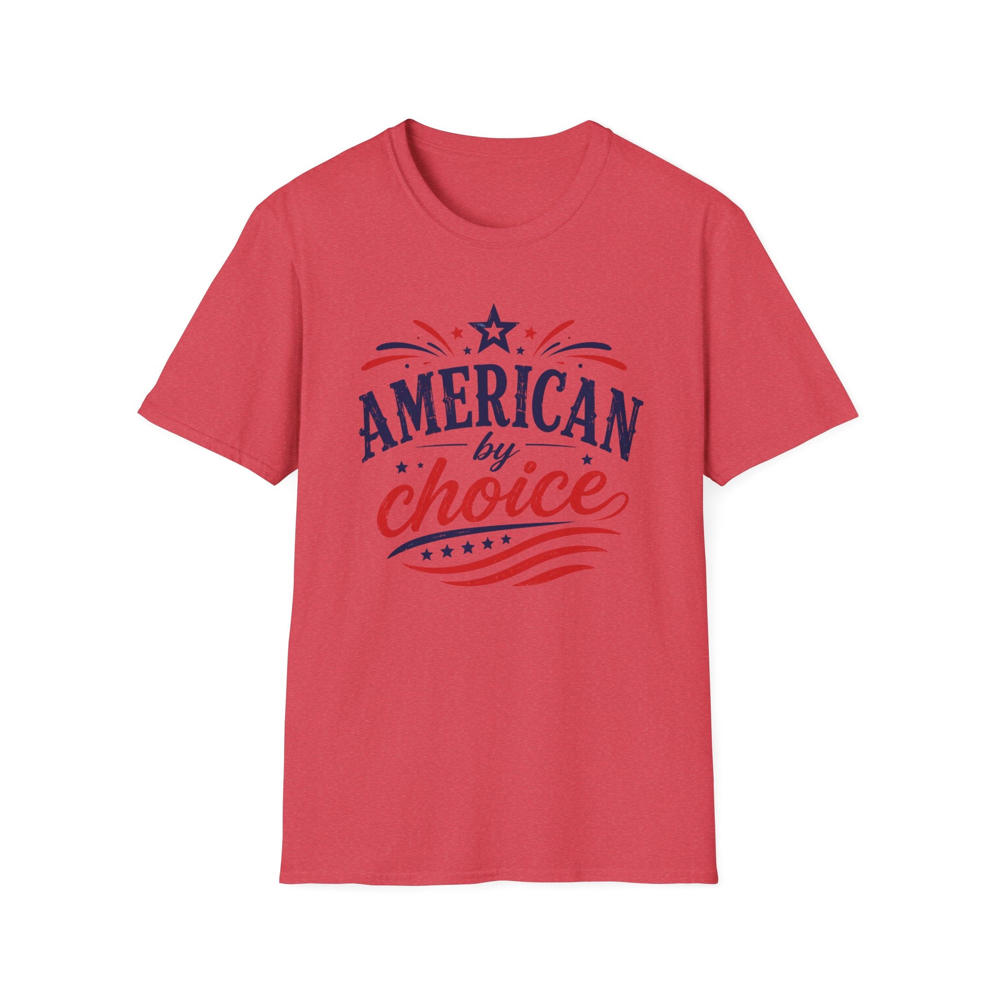 4th of July Patriotic American By Choice Graphic Tee - Citizen Celebration USA T-Shirt