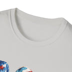 Patriotic Popsicle T-Shirt | Fourth Of July Watercolor Ice Pop Graphic Tee, Coquette Bow Summer Holiday Top
