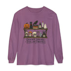 Halloween Potion Shelf "Double, Double, Toil and Trouble" Long Sleeve T-Shirt