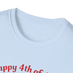 Happy 4th Of July 250 Years T-Shirt | Semiquincentennial Patriotic Star Tree Graphic Tee, 1776 2026 Freedom Top