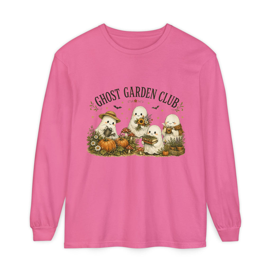 Ghost Garden Club Autumn Fall Long Sleeve T-Shirt