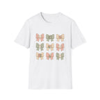 Reading Bows T‑Shirt — Pastel Book Lover Graphic Tee
