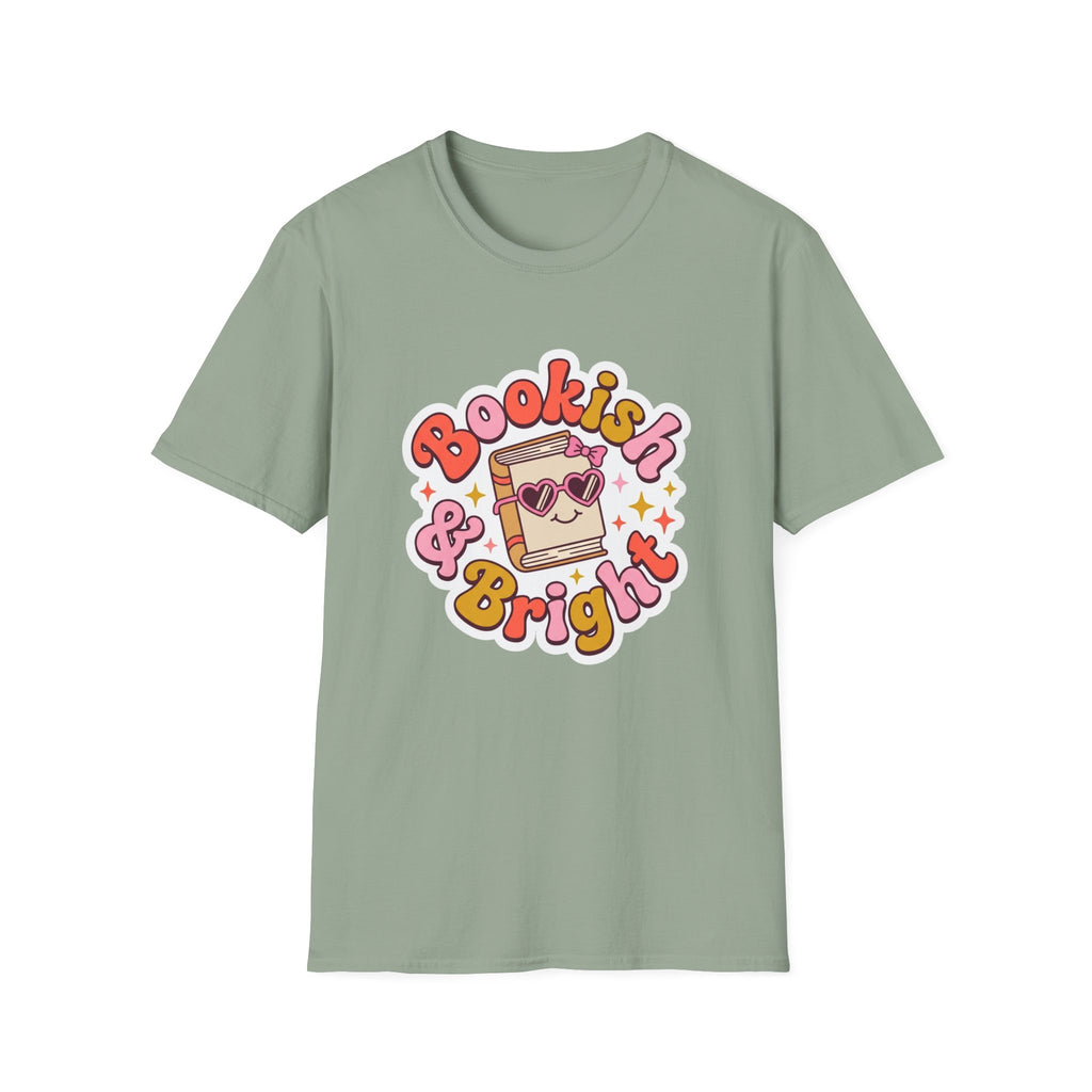 Bookish & Bright T-Shirt — Cute Retro Reading Graphic Tee