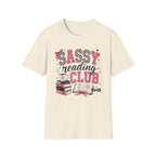 Sassy Reading Club T-Shirt — Playful Pink Book Lover Tee