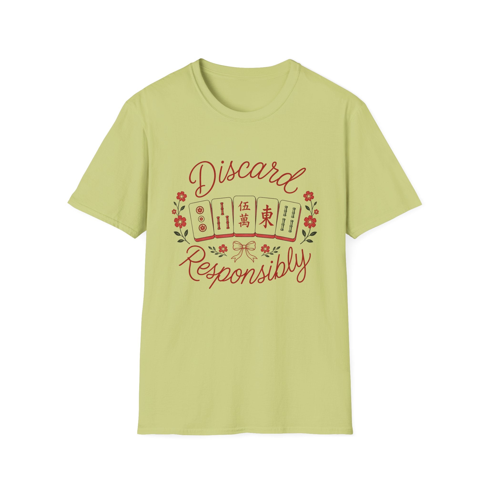 Mahjong 'Discard Responsibly' T-Shirt