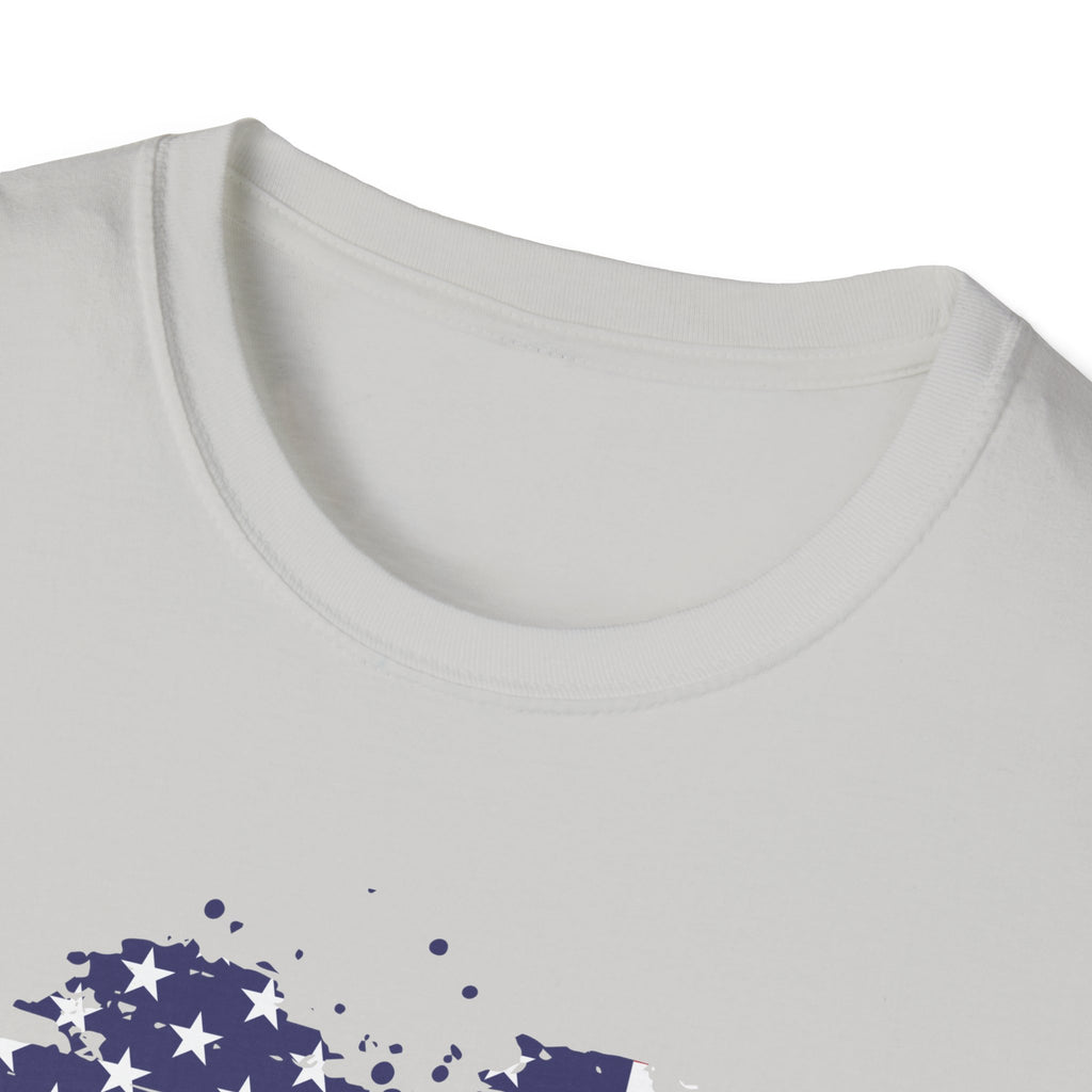 We the People T-Shirt, Distressed Splatter American Flag Tee, Patriotic Constitution Shirt, 4th of July USA Gift, Grunge Flag Shirt