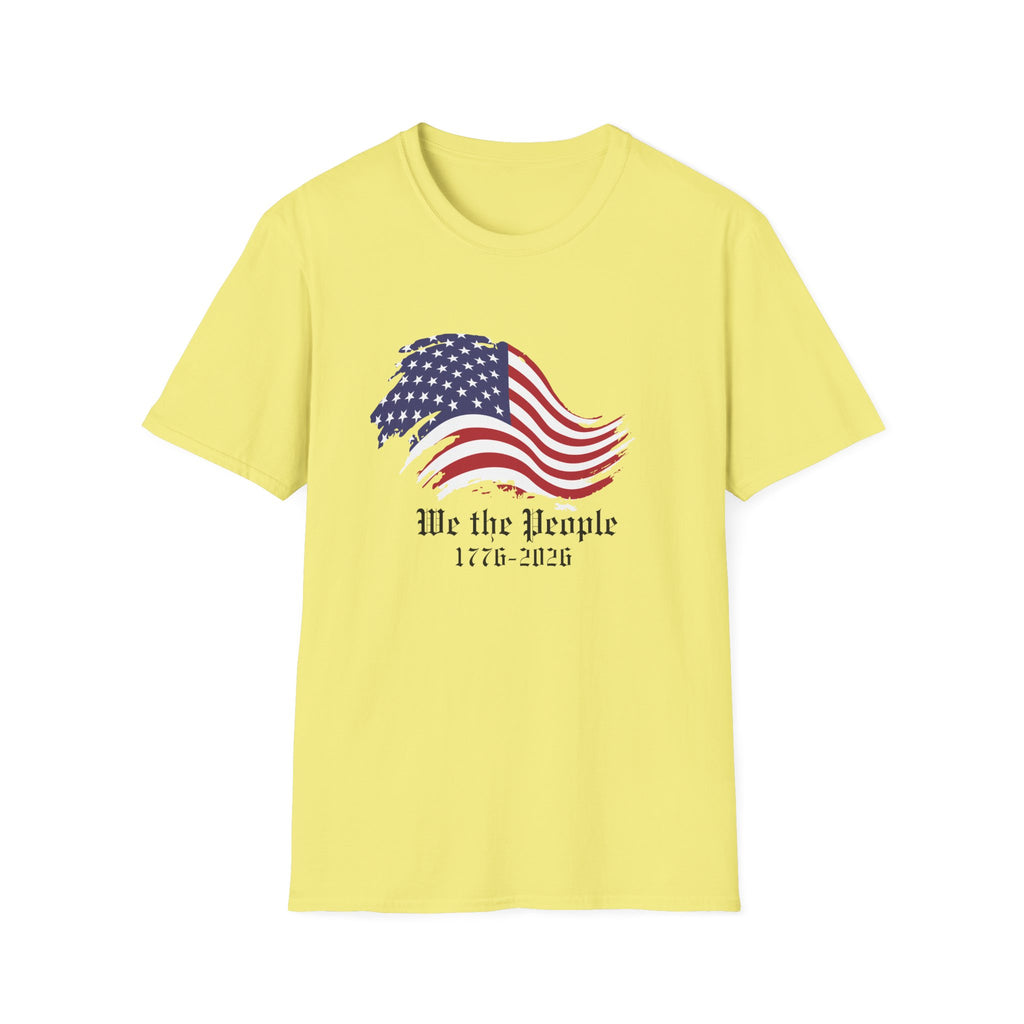 We the People 1776 2026 T-Shirt, America 250th Anniversary Patriotic Flag Tee, Constitution Shirt, 4th of July Gift, USA Pride Shirt