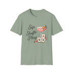 Sip Shuffle Play Cocktail & Mahjong T‑Shirt