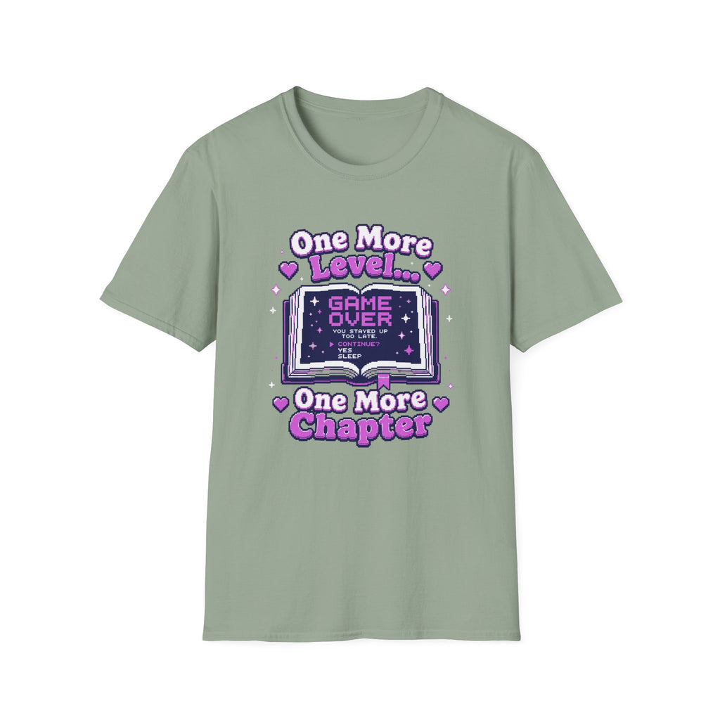 One More Level Gamer Tee — "One More Level... Game Over" Retro Gaming T‑Shirt