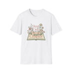 Just One More Chapter T-Shirt — Floral Book Lover Tee