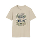 Mahjong T-Shirt — "A Little Luck, A Lot of Tiles" Casual Tee
