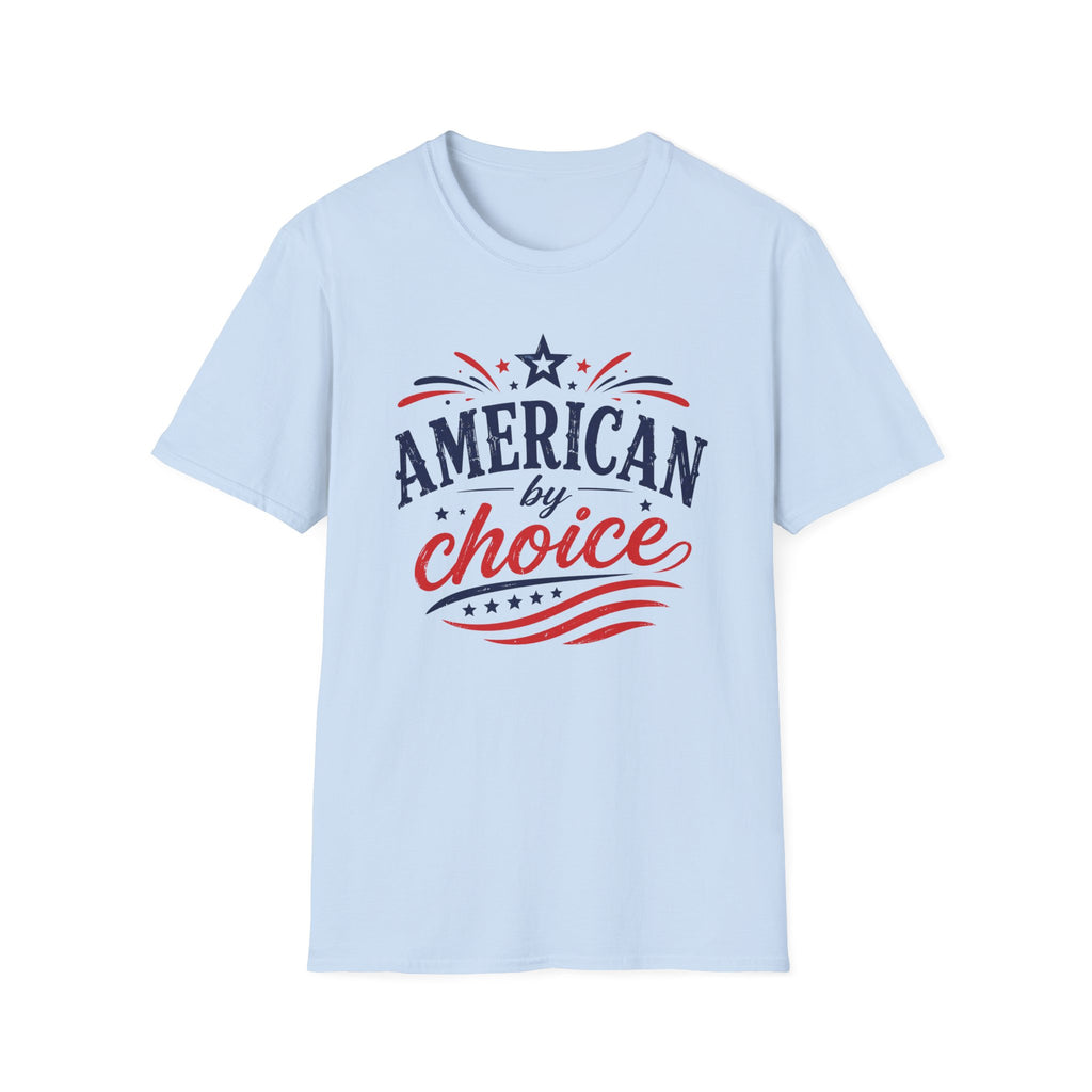 4th of July Patriotic American By Choice Graphic Tee - Citizen Celebration USA T-Shirt