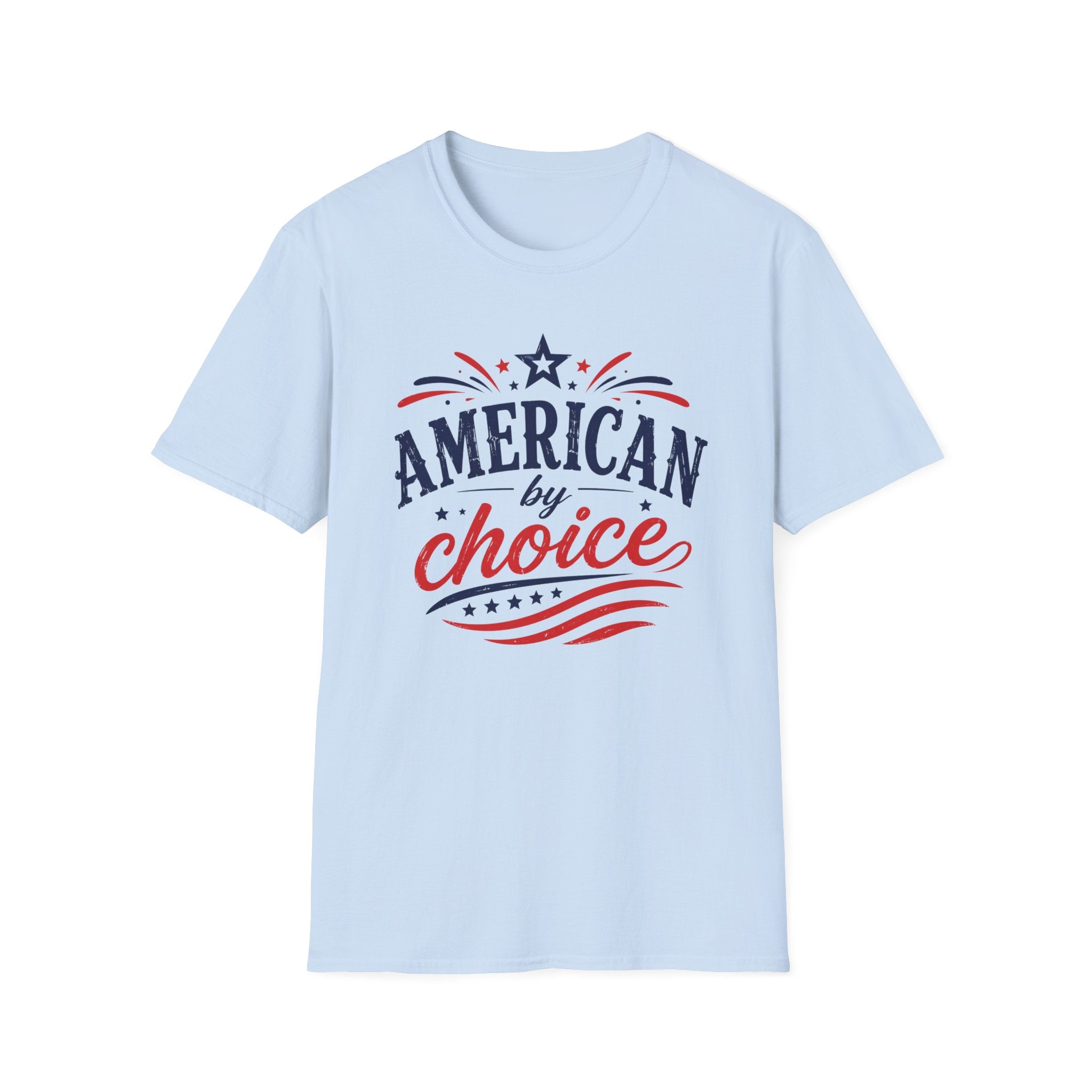 4th of July Patriotic American By Choice Graphic Tee - Citizen Celebration USA T-Shirt