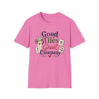 Mahjong T-Shirt — "Good Tiles, Great Company" Casual Tee