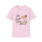 Sip Shuffle Play Cocktail & Mahjong T‑Shirt