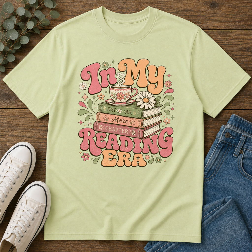Reading Era T-Shirt — "In My Reading Era" Retro Book Lover Tee