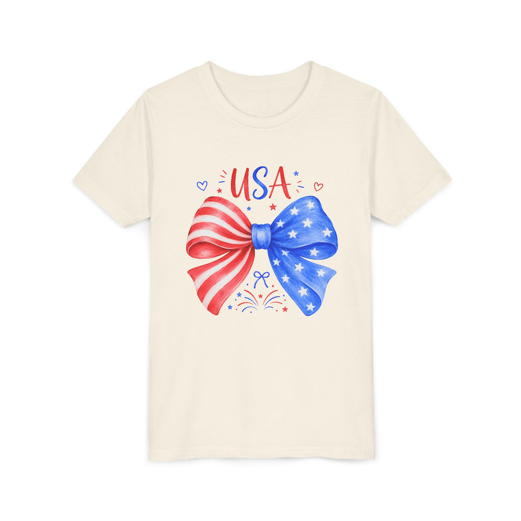 Cousin Crew Patriotic Tee, Red White Blue USA Shirt, Fun Family Celebration Graphic Top, Fourth of July Outfit Youth Short Sleeve Tee
