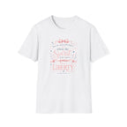 Where The Spirit Of The Lord Is Liberty T-Shirt | Christian Bible Verse Graphic Tee, Pink Coquette Ribbon Bow Top