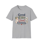 Mahjong T-Shirt — "Good Tiles, Great Company" Casual Tee