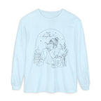 Reading Girl Long Sleeve Tee — "New Chapter" Cozy Booklover Shirt