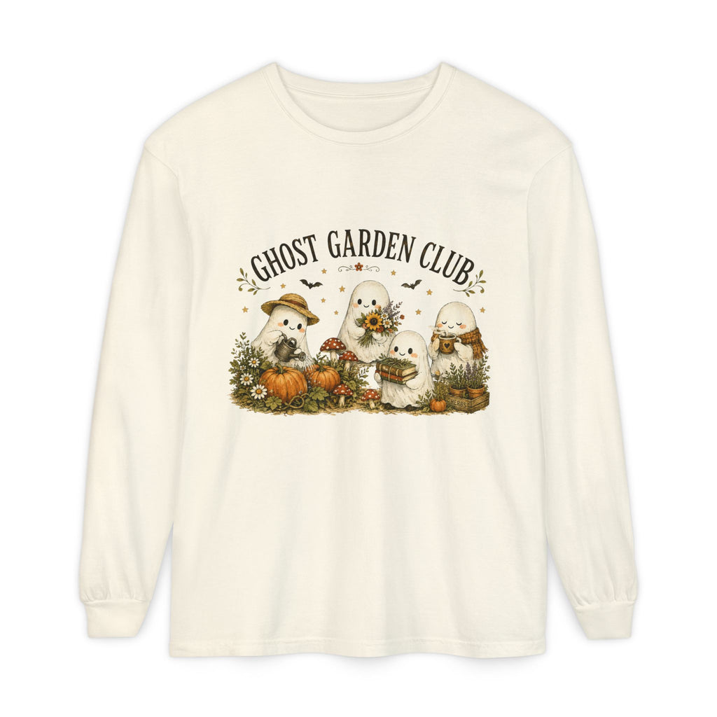 Ghost Garden Club Autumn Fall Long Sleeve T-Shirt