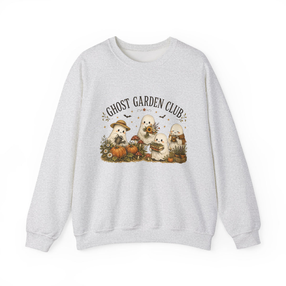 Ghost Garden Club Autumn Fall Crewneck Sweatshirt