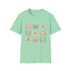 Reading Bows T‑Shirt — Pastel Book Lover Graphic Tee