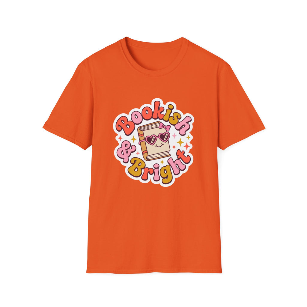 Bookish & Bright T-Shirt — Cute Retro Reading Graphic Tee