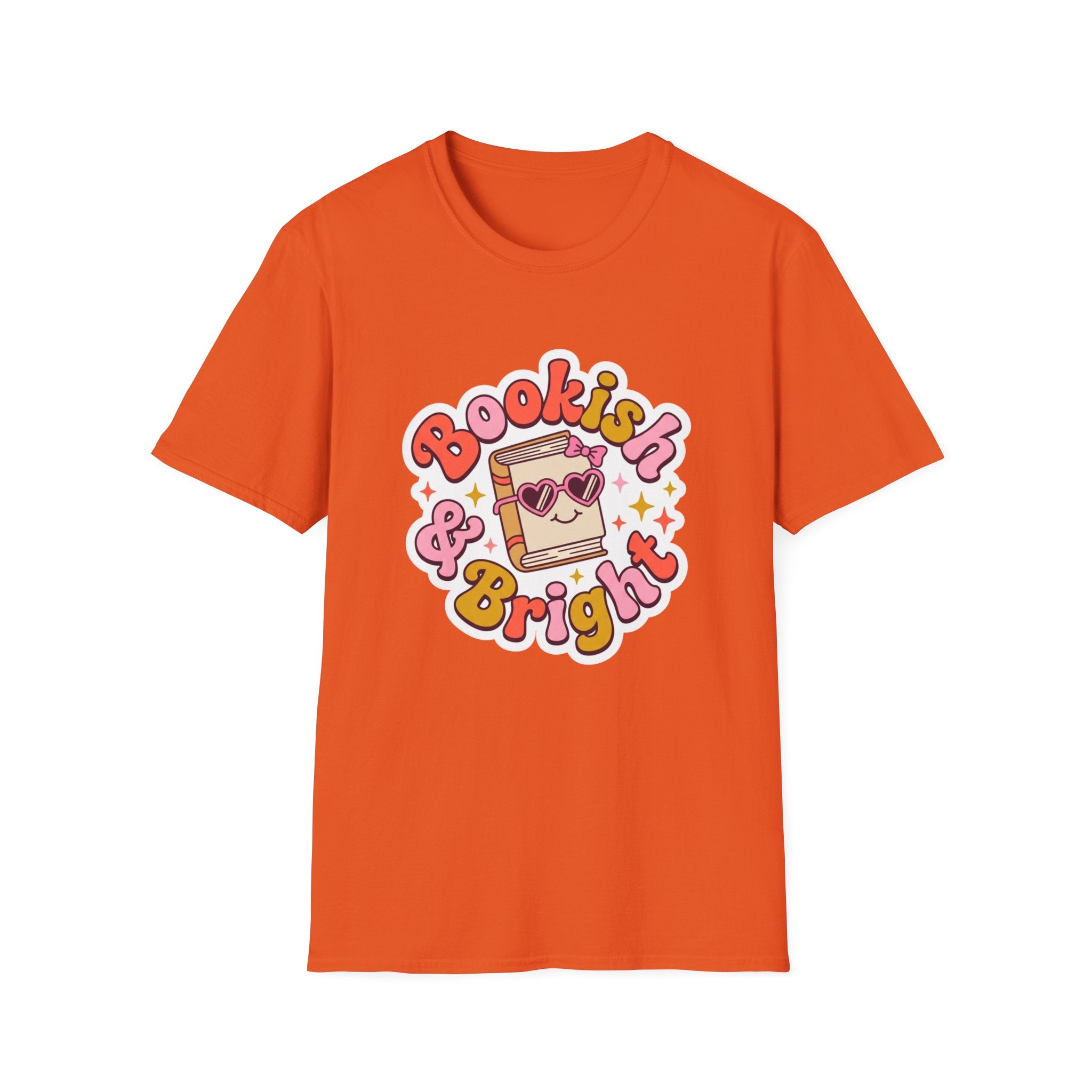 Bookish & Bright T-Shirt — Cute Retro Reading Graphic Tee