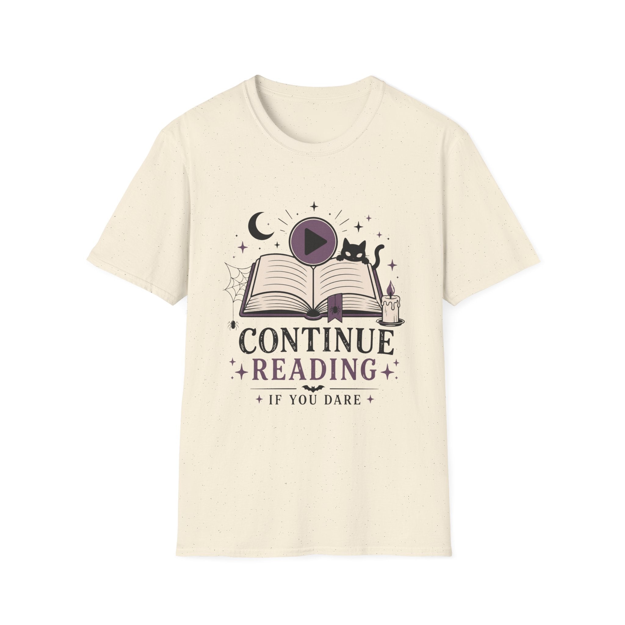 Continue Reading T-Shirt — 'Continue Reading If You Dare' Spooky Book Lover Tee