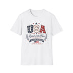 Land of the Free Home of the Brave 250 Years Shirt, 4th of July, Bold, Distressed USA Varsity 1776 2026 Tee, Classic Patriotic Banner America Anniversary T-Shirt, Gift