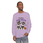 Happy Howlween Schnauzer Dogs in Costume Long Sleeve T-Shirt
