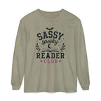 Sassy Spooky Reader Club Halloween Book Lover Long SleeveT-Shirt