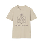 T-Shirt — "Stories & Saves" Gamer Book Graphic Tee