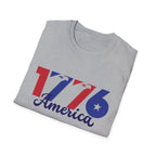 1776 America Patriotic T-Shirt, Vintage USA Independence Day Tee, Retro Fourth of July Graphic Shirt, Americana Celebration Apparel, Freedom Inspired Outfit