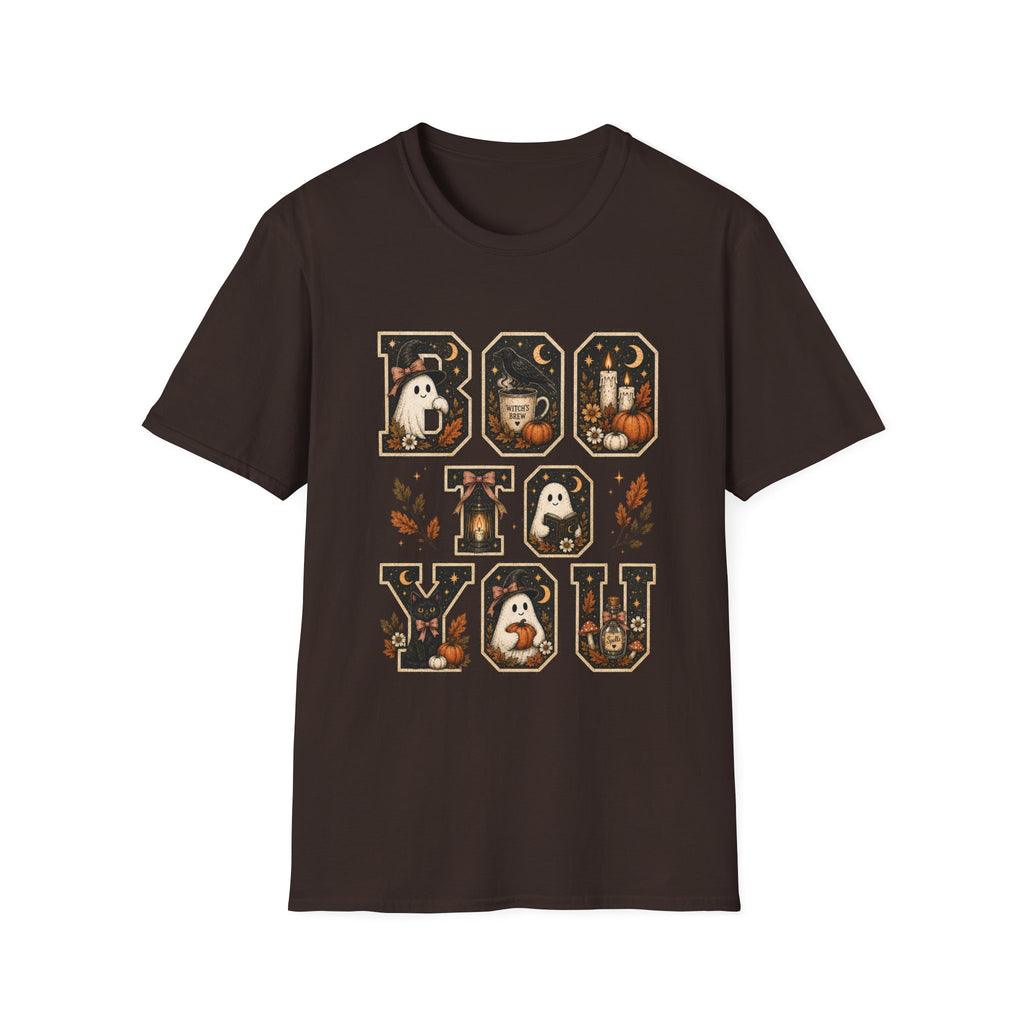 Boo to You T-Shirt — Cute Halloween Ghost Graphic Tee