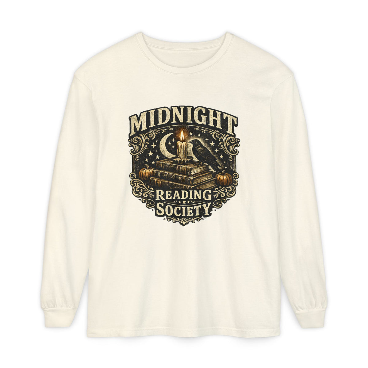 Midnight Reading Society Long Sleeve T-Shirt