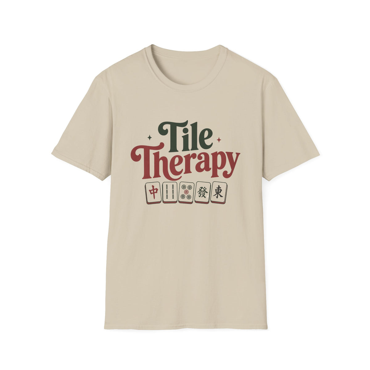 Tile Therapy Mahjong T‑Shirt