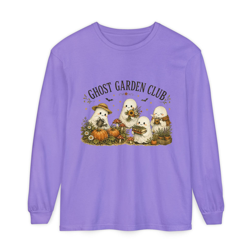 Ghost Garden Club Autumn Fall Long Sleeve T-Shirt