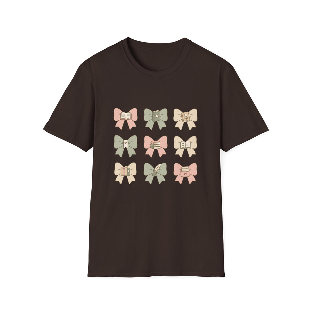 Bow Pattern T‑Shirt — Cute Pastel Bows Graphic Tee