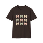 Bow Pattern T‑Shirt — Cute Pastel Bows Graphic Tee