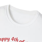 Happy 4th Of July 250 Years T-Shirt | Semiquincentennial Patriotic Star Tree Graphic Tee, 1776 2026 Freedom Top