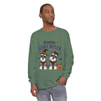 Happy Howlween Schnauzer Dogs in Costume Long Sleeve T-Shirt