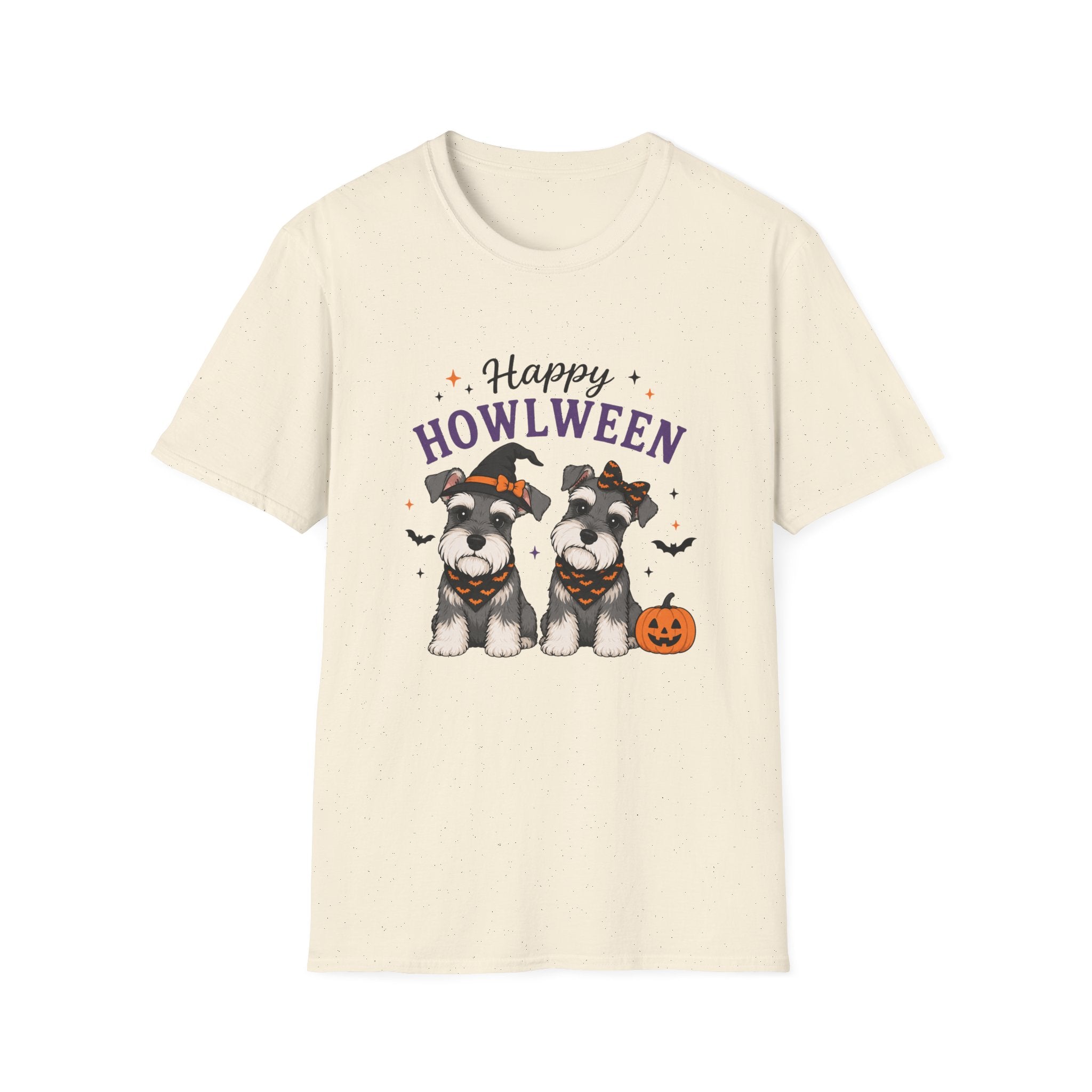 Happy Howlween T-Shirt — Halloween Schnauzer Dog Costume Tee