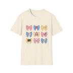 Back-to-School Bows T-Shirt — Cute School Icons Graphic Tee