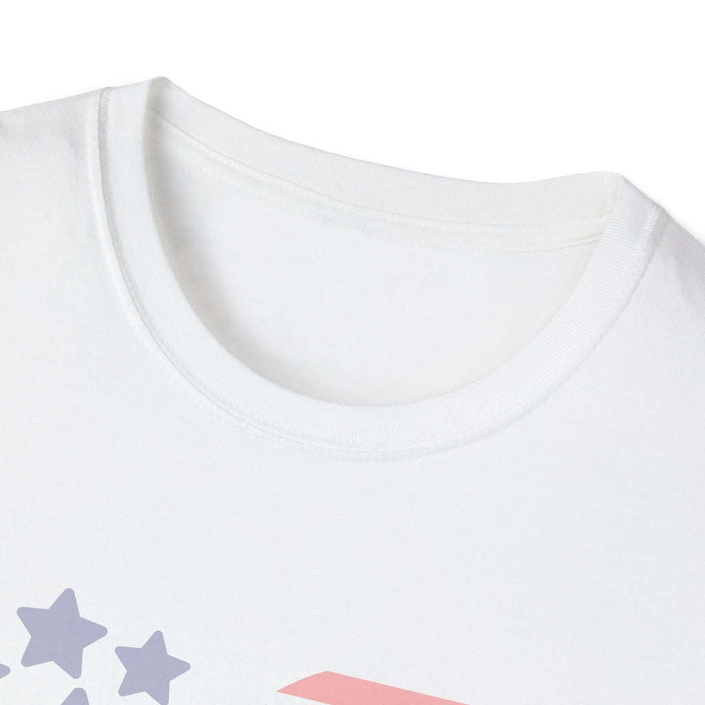 Patriotic America Heart T-Shirt 4th of July USA Graphic Tee