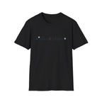 Stars and Stripes Script T-Shirt, 4th of July, Minimalist Patriotic Tee, Subtle Patriotic Gift, Dainty Script America Independence Day